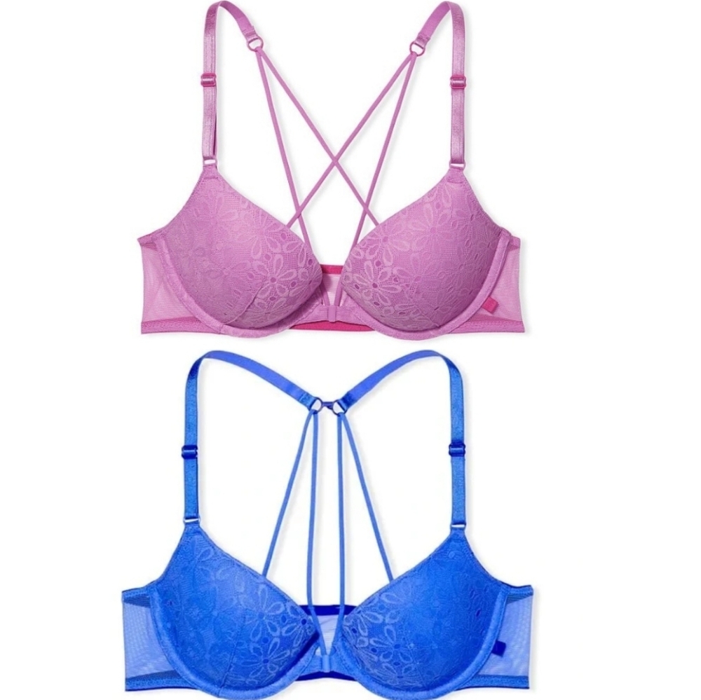 Victoria's Secret Push Up Lace bras 34B